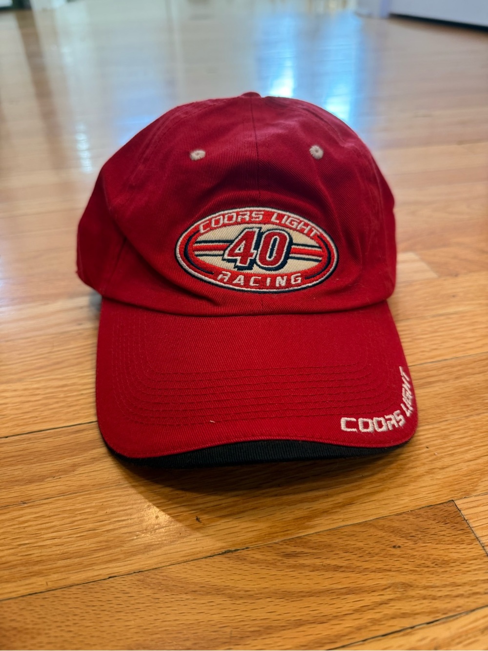 Coors Light Red Racing 40 Embroidered Baseball Hat